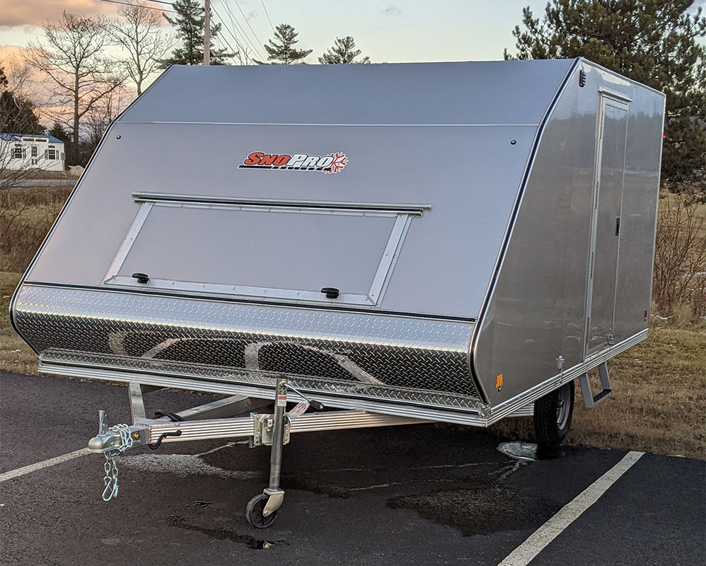 Snow Pro trailers at Carl's Auto Parts